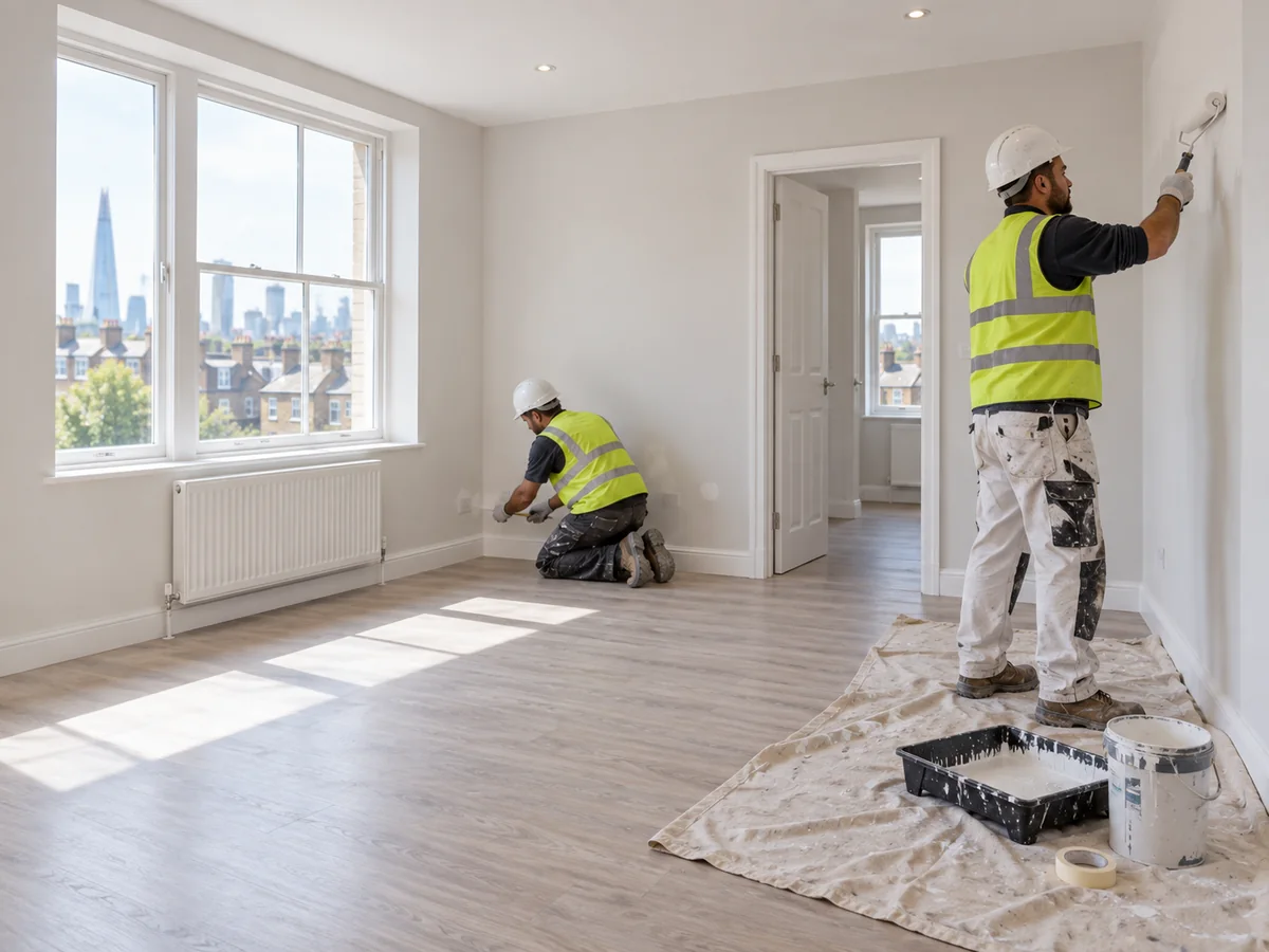 End-of-tenancy refurbishment and room refresh for landlords