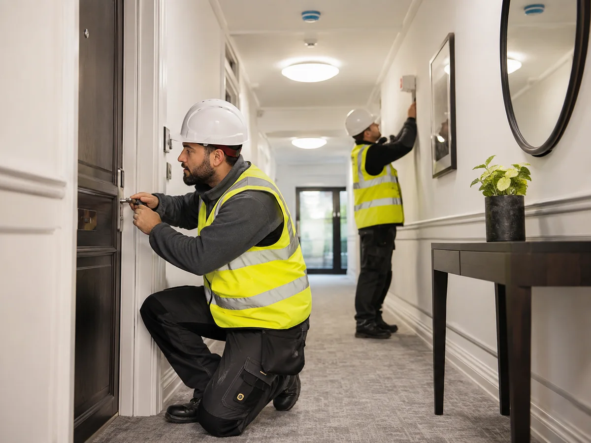 Managed property corridor maintenance and repairs